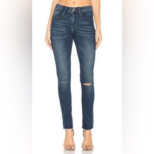 Etienne Marcel Distressed Skinny in Indigo size 30